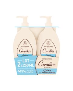 Rogé Cavaillès Gel Intime Anti-Bactérien 2x250ml - Hygiène

