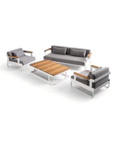 Salon de jardin Artie Jardin S01 - 5 places + 1 table basse