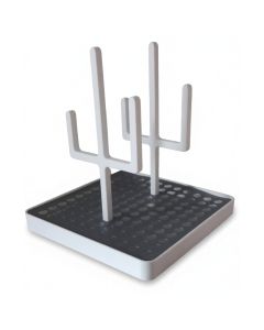 Séchoir pour biberons - Plastique - blanc