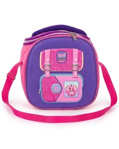 Sac à goûter 3D isothermique enfant - Flight School - Rose