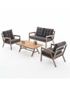Salon de jardin Artie Jardin S17 - 4 places + 1 table basse