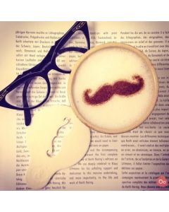 Pochoirs à café – “Moustache du Père Noël”