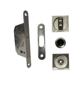 KIT SERRURE Porte Coulissante SC6150CC Satiné Condamnation CARRE STAP