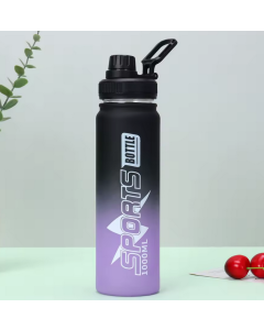 Bouteille d'Eau Sports Bottle - 1000ml - Purple Noir