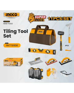 Kit d'outils de pose de carrelage - 11 pièces - Ingco