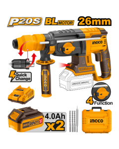 Marteau Rotatif Double Batteries 20V - 26mm - INGCO