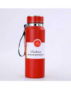 Thermos Isotherme Portable en Acier Inoxydable - 800 ml - Bleu