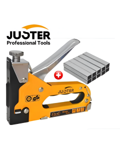Agrafeuse Manuelle + Paquet Agrafes (8x11.25x1.15mm) - 5000 Pièces - JUSTER