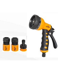 Pistolet eau Haute Pression de jardin maison+ Raccord Tuyau - JUSTER