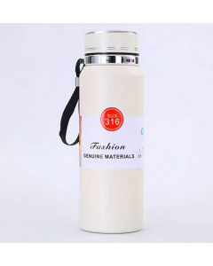 Thermos Isotherme Portable en Acier Inoxydable - 1000 ml - Rouge