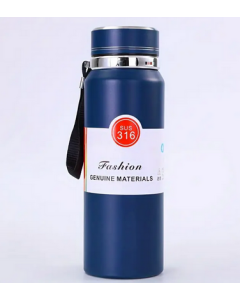 Thermos Isotherme Portable en Acier Inoxydable - 1000 ml - Rouge
