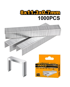 Paquet Agrafes (8x11.3x0.7mm) - 1000 Pièces - INGCO