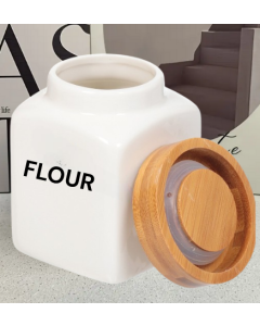 Boîte de rangement en céramique - FLOUR- 108- Petite Taille