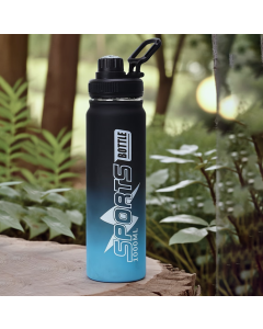 Bouteille eau Sports Bottle - 1000ml - Bleu - Noir