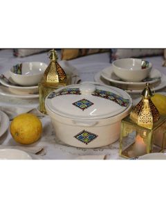 Service à table Margoum - CERAMICA PLUS - 1707904119-14 - céramique - 20 Pièces