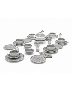 Service à Table orientaux – Céramique – 20 Pièces