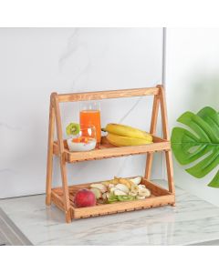 Étagère en Bois 2 Niveaux