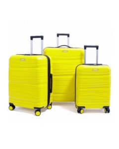Set de trois valises - Brillant Titou - Jaune citron