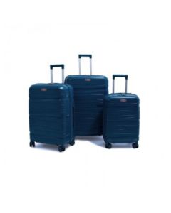 Set de trois valises avec roues démontables - Titou - Bleu turquoise