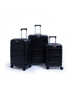 Set de trois valises avec roues démontables - Titou - Noir