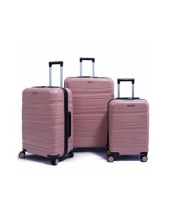 Set de trois valises Brillant - Titou - Rose saumon