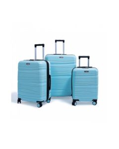 Set de trois valises  Matte - Titou - Bleu chwingum