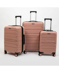 Set de trois valises  Matte TSA - Titou - Saumon Acc Noir