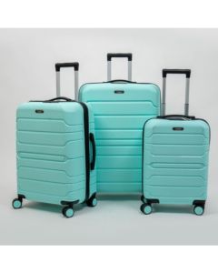 Set de trois valises  Matte TSA - Titou - Vert d'eau Acc Noir