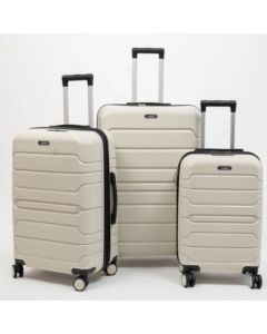 Set de trois valises  Matte TSA - Titou -Biege acc Noir