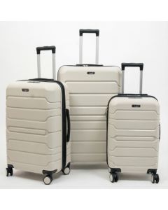 Set valises Titou brillant - Polypropylène - Beige/Noir
