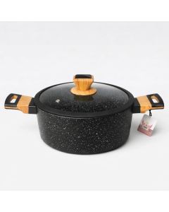 Marmite Granite SIZAR 22 cm Noir - Prix Tunisie | Arkan.tn