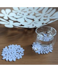 Sous-verre à fleurs