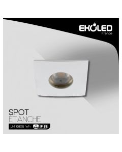 Spot Encastrable Carré Blanc Ekoled - Prix... | Arkan.tn