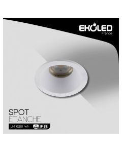 Spot Encastré Rond Blanc Ekoled - Prix Tunisie | Arkan.tn