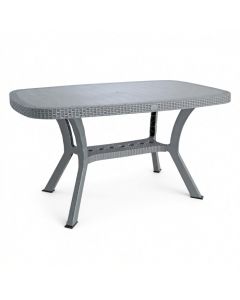 Table rectangulaire SOTUFAB - Gris - 135 x 80 cm