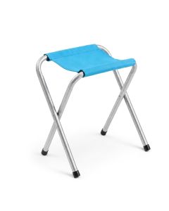 Tabouret pliable portatif - 35x25x40 cm - Bleu ciel