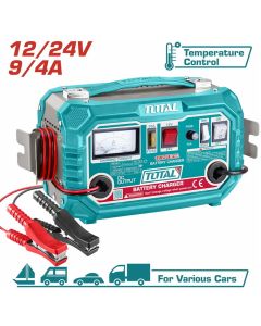 Chargeur de batterie Total 12-24V - Prix Tunisie | Arkan.tn