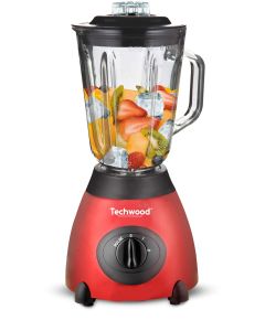 Blender Techwood TBLI-385 - Inox - Grenat - Bol en Verre 1,5L