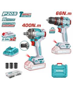 Pack Visseuse Boulonneuse Total - Prix Tunisie | Arkan.tn