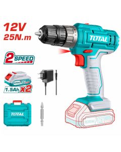 Visseuse Total 12V 25Nm - 2 Batteries - Prix... | Arkan.tn