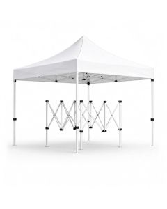 Tente Titan - acier Pro - 3x3 m - Blanc