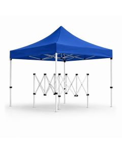 Tente Titan - acier Pro - 3x3 m - Bleu
