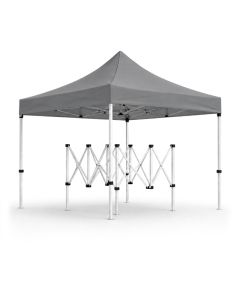 Tente Titan - acier Pro - 3x3 m - Gris