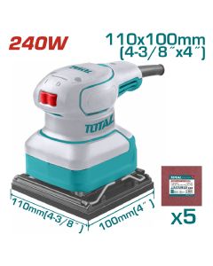 Ponceuse Vibrante Total 240W - Prix Tunisie | Arkan.tn