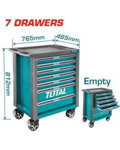Servante d'atelier Total 7 tiroirs - Prix Tunisie | Arkan.tn