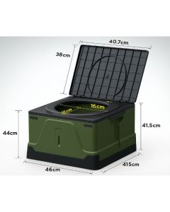 Toilette de camping pliable - Portable et légère