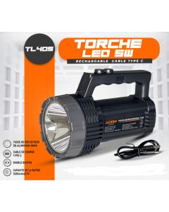 Torche LED Rechargeable - TL405 - 5W 