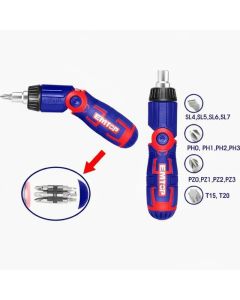 Tournevis cliquet EMTOP ESDRH1502 - 15 en 1