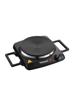 plaque electrique un feux noir Ø 185 mm-TECHWOOD