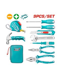 Trousse d'Outils à Main TOTAL- THKTHP90097 - 9 Pcs